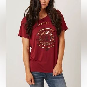 Modish rebel bke burgundy compass top S